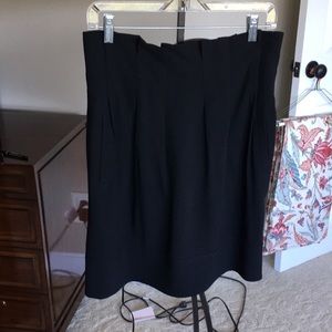 BCBG Maxazria Black High Waisted Skirt with Pockets